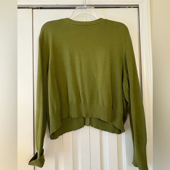 Lane Bryant argyle crop cardigan sweater, size 26/28 (Rare vintage) - Picture 2 of 7